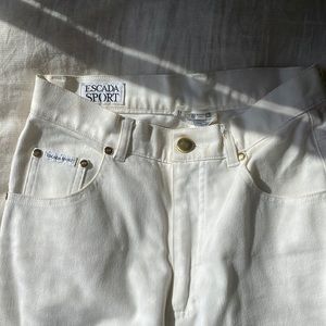 Escada sport white jeans